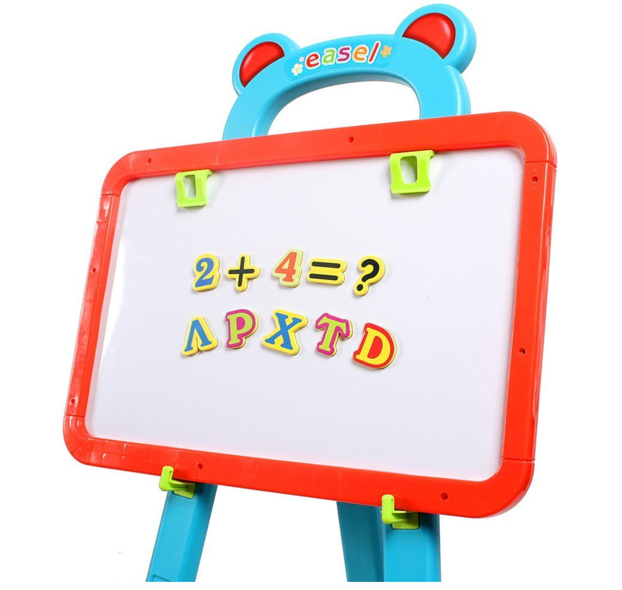 3-in-1 Learning Easel – Magnetic Whiteboard, Blackboard, and Educational Playset