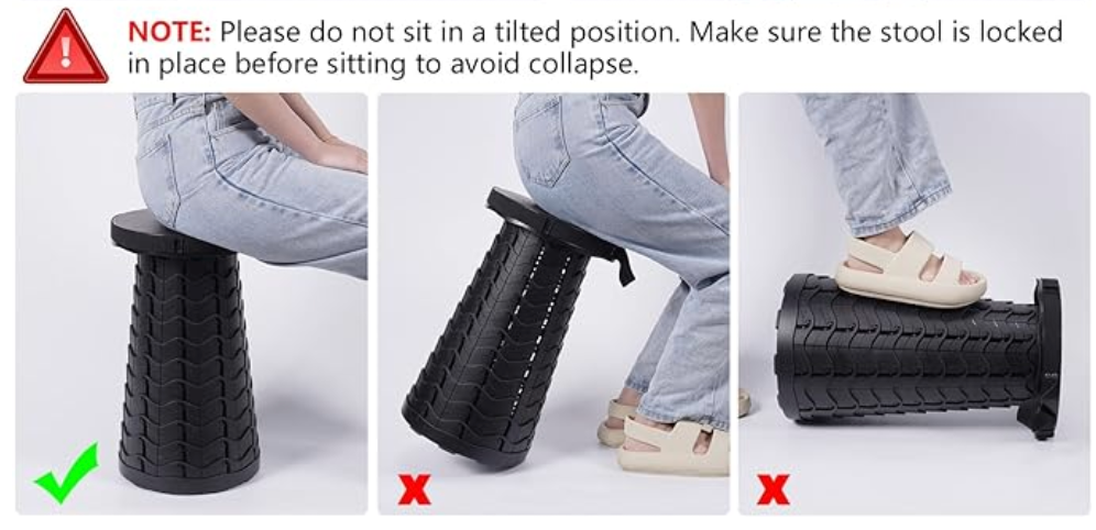 Telescopic Stool – Portable, Adjustable, and Perfect for the Outdoors
