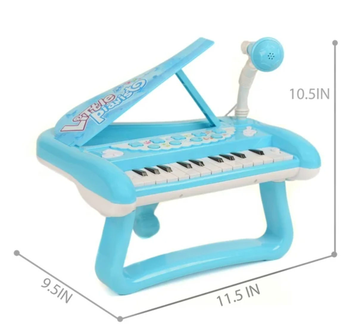Little Pianist – Interactive Grand Piano Keyboard with Microphone & Lights