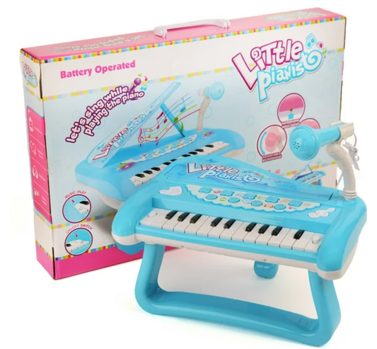 Little Pianist – Interactive Grand Piano Keyboard with Microphone & Lights