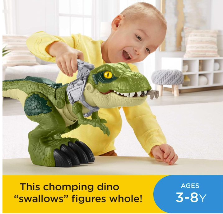 Imaginext Jurassic World Mega Mouth T. rex – Action-Packed Dinosaur Toy for Kids Ages 3+