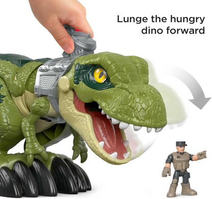 Imaginext Jurassic World Mega Mouth T. rex – Action-Packed Dinosaur Toy for Kids Ages 3+