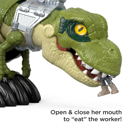 Imaginext Jurassic World Mega Mouth T. rex – Action-Packed Dinosaur Toy for Kids Ages 3+