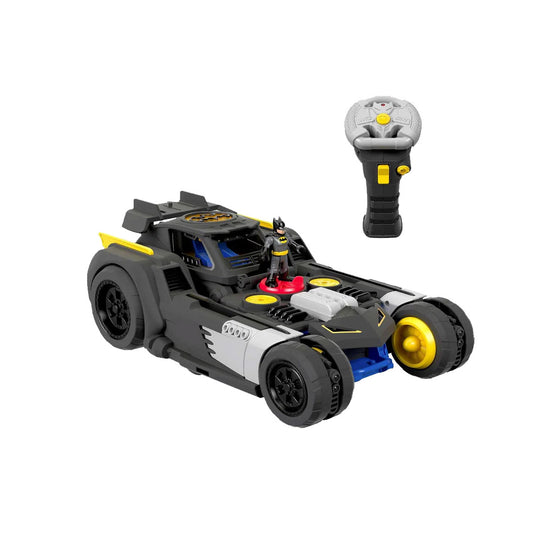 Imaginext DC Super Friends Transforming Batmobile RC Car – Lights, Sounds, and Battle Action for Kids Ages 3+