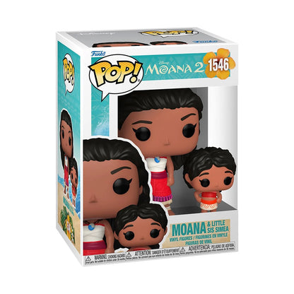 Moana 2 - Funko Pop! Vinyl Figure - Moana & Little Sis Simea