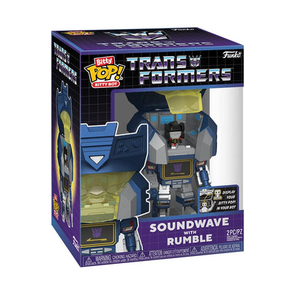 Transformers Soundwave with Rumble Funko Bitty Pop! Bitty Bot Vinyl Figure